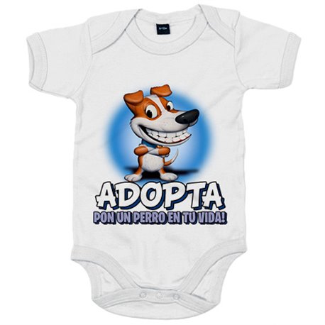 Body bebé adopta por un perro en tu vida