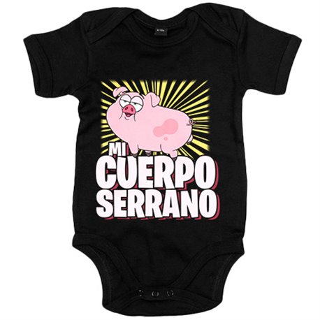 Body bebé cerdito divertido mi cuerpo serrano