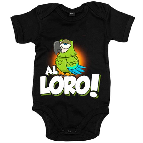 Body bebé frase al loro para amantes de las aves