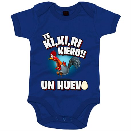 Body bebé frase divertida te quiero un huevo