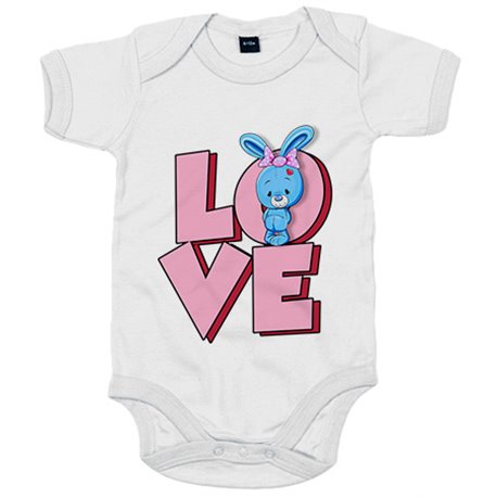 Body bebé Love conejito amoroso