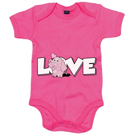 Body bebé Love Elefante me encantan los elefantes