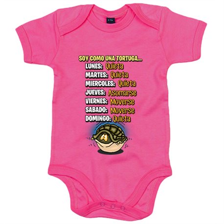 Body bebé soy como una tortuga meme divertido para chica