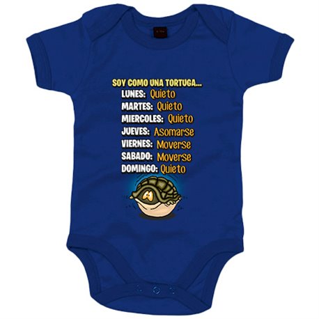 Body bebé soy como una tortuga meme divertido para chico