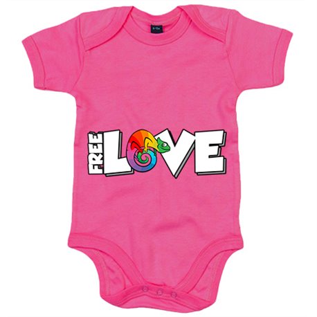 Body bebé amor por los camaleones camaleón