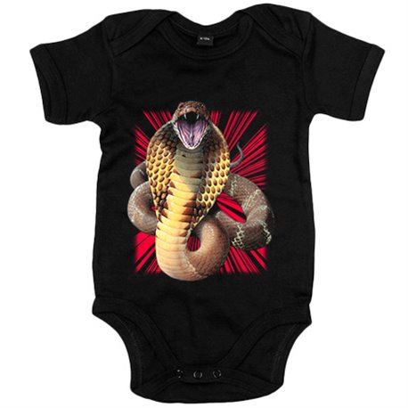 Body bebé ilustración de serpiente salvaje