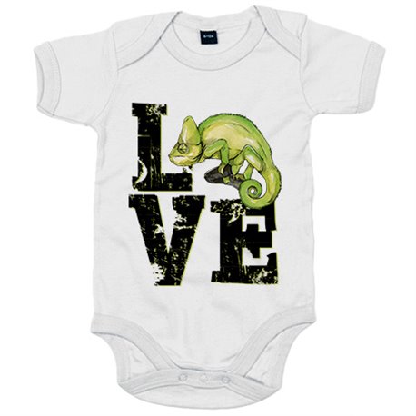 Body bebé Love Camaleón