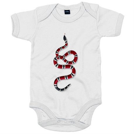 Body bebé serpiente coral