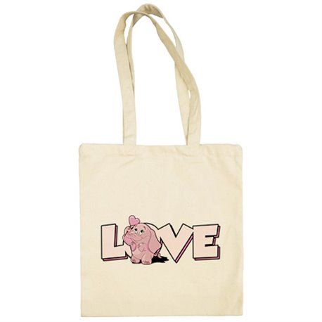 Bolsa de tela Love Elefante me encantan los elefantes