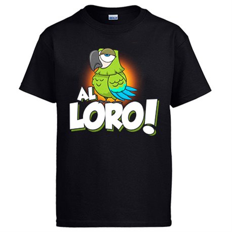 Camiseta frase al loro para amantes de las aves