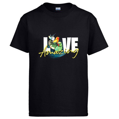 Camiseta amor por los pájaros loros
