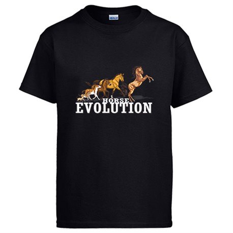 Camiseta horse evolution caballos