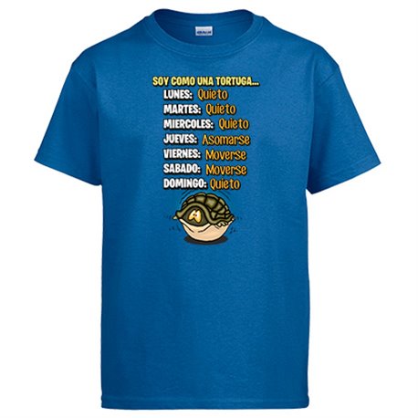 Camiseta soy como una tortuga meme divertido para chico
