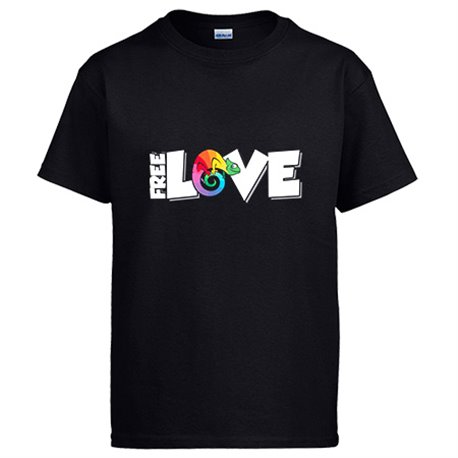 Camiseta amor por los camaleones camaleón