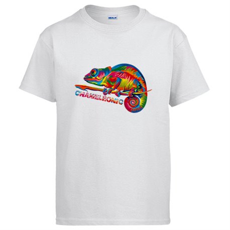 Camiseta ilustración chameleoinc camaleónico camaleón