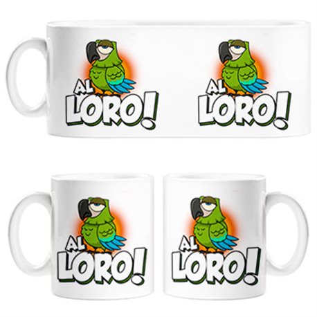 Taza frase al loro para amantes de las aves