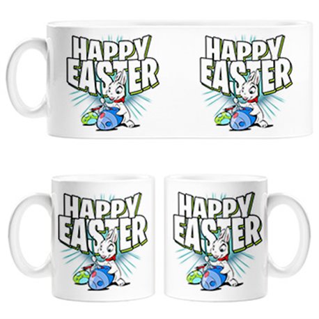Taza Happy Easter feliz huevo de páscua