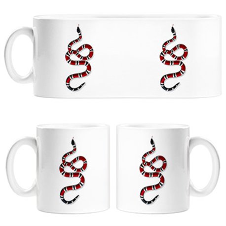 Taza serpiente coral