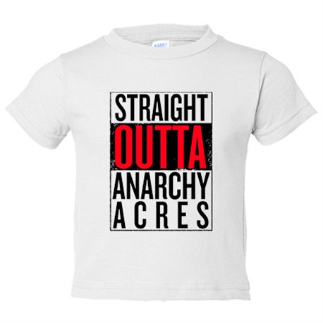 Camiseta bebé Straight Outta Anarchy Acres