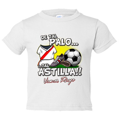 Camiseta bebé de tal palo tal astilla de rayo para aficionado al fútbol