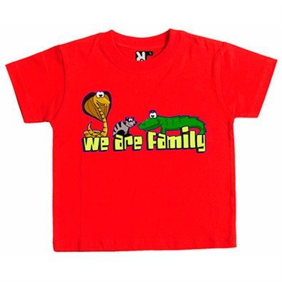 Camiseta niño Animales We Are Family