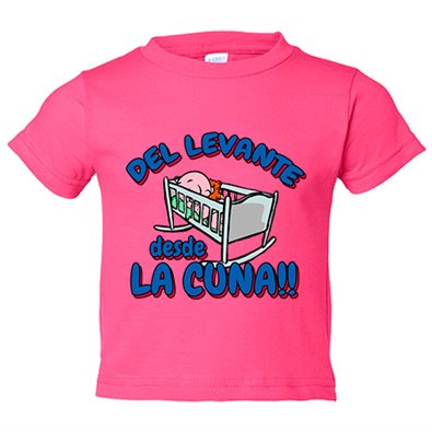 Camiseta bebé del Levante desde la cuna para aficionado al fútbol