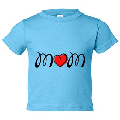 Camiseta bebé Mom Love amor de madre
