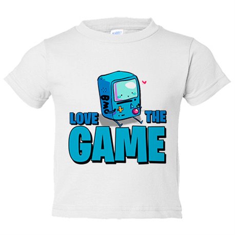Camiseta bebé Gamers Love The Game