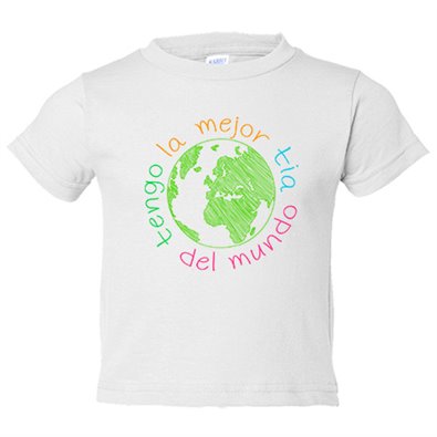 Camiseta niño Tengo la mejor tía del mundo