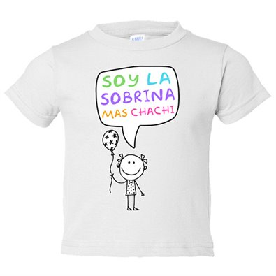 Camiseta niño soy la sobrina mas chachi