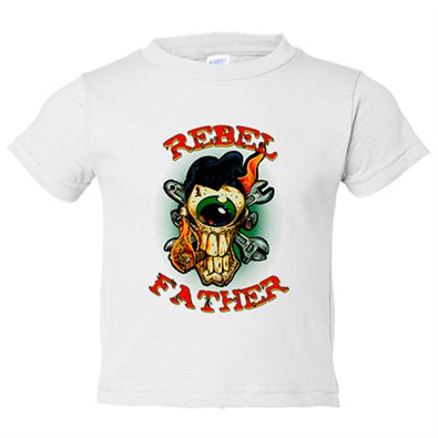 Camiseta bebé Rebel Father padre rebelde