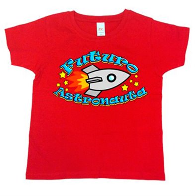 Camiseta niño Futuro astronauta