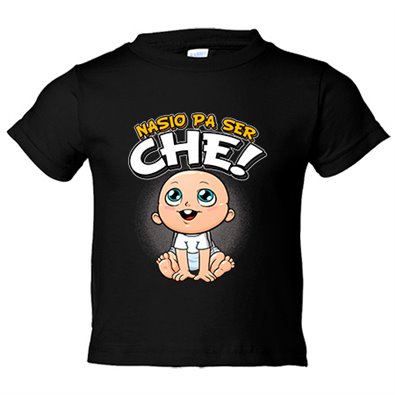 Camiseta bebé nacido para ser Ché para aficionado al fútbol de Valencia