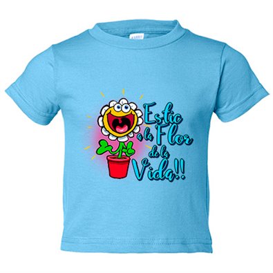 Camiseta niño Estic a la flor de la vida