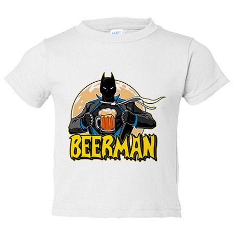 Camiseta bebé Beerman cervezero