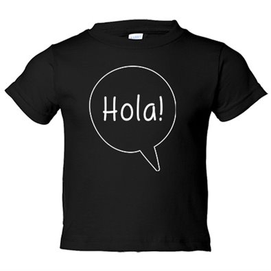 Camiseta bebé Hola