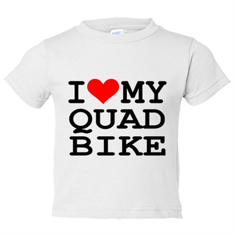 Camiseta bebé I Love My Quad Bike
