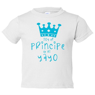 Camiseta niño Soy el principe de mi yayo