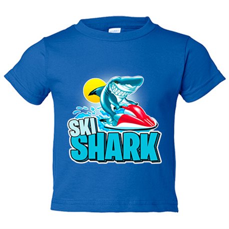 Camiseta bebé Jet Ski Shark