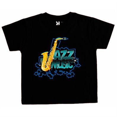 Camiseta niño Jazz Music