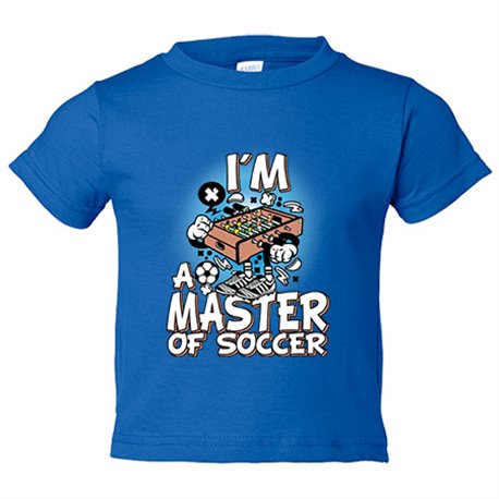 Camiseta bebé soy un crack del fútbol I Am A Master Of Soccer