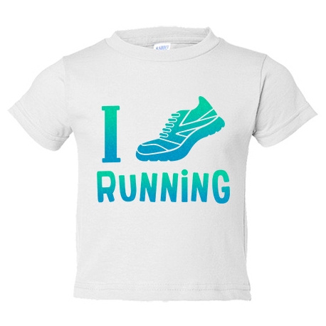 Camiseta bebé I Love Running para runners