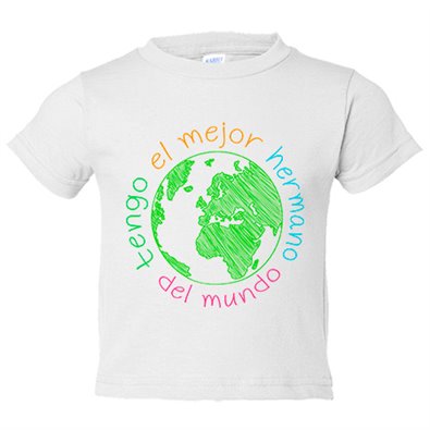 Camiseta niño Tengo el mejor hermano del Mundo