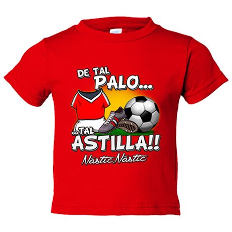 Camiseta bebé de tal palo tal astilla de Nàstic para aficionado al fútbol