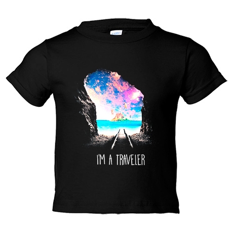 Camiseta niño I Am a Traveler soy un viajero