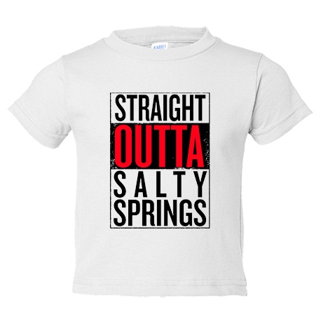 Camiseta bebé Straight Outta Salty Springs