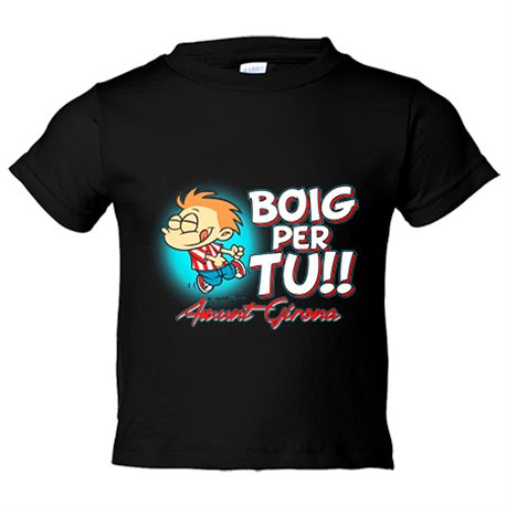Camiseta niño Boig per tu amunt Girona