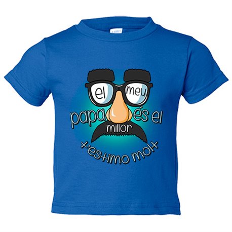Camiseta bebé El meu papa és el millor