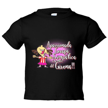 Camiseta niño Apassionada guapa simpàtica i a més de Girona