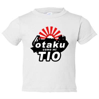Camiseta niño Otaku como mi tío